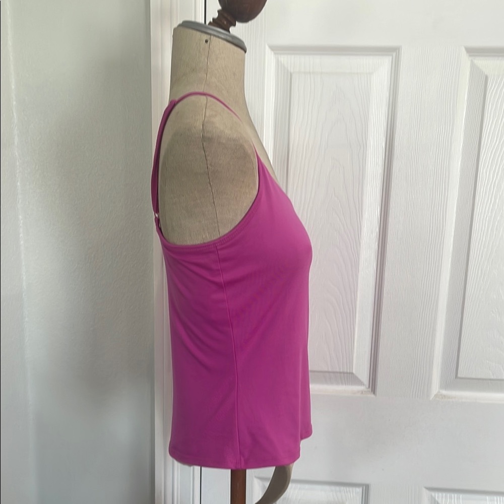 New York & Company adjustable Spaghetti Straps camisole Top built in shelf bra - Picture 2 of 10